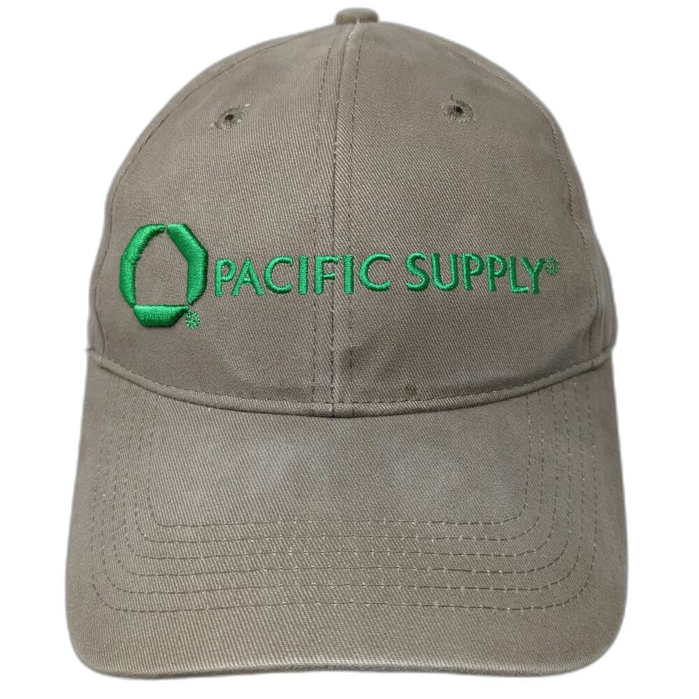 Pacific Headwear Baseball Cap Brown OS Pacific Supply CertainTeed Hat Strapback